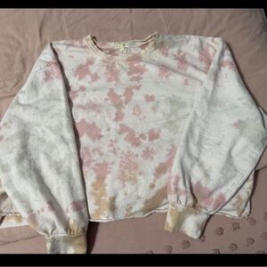 Tie-Dye Long Sleeve Women's Top